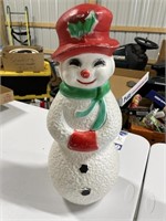 Small snowman blow mold