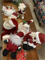 Flat of Santa Decorations