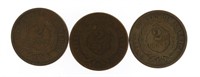 1864, 65 & 66 Copper 2 Cent Piece