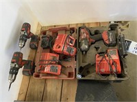 Set of Milwaukee Cordless Tools