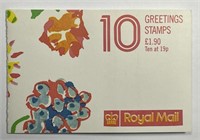 GREAT BRITAIN: Complete Booklet Ten 19p #1247a