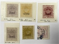 GUINEA: Portuguese Lot of 7 Early Stamps