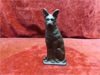 Antique cast iron German Shepard Door stop.