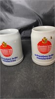 (2) Vintage German Mugs