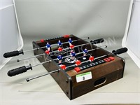 table top foosball game, no marbles - 18" L