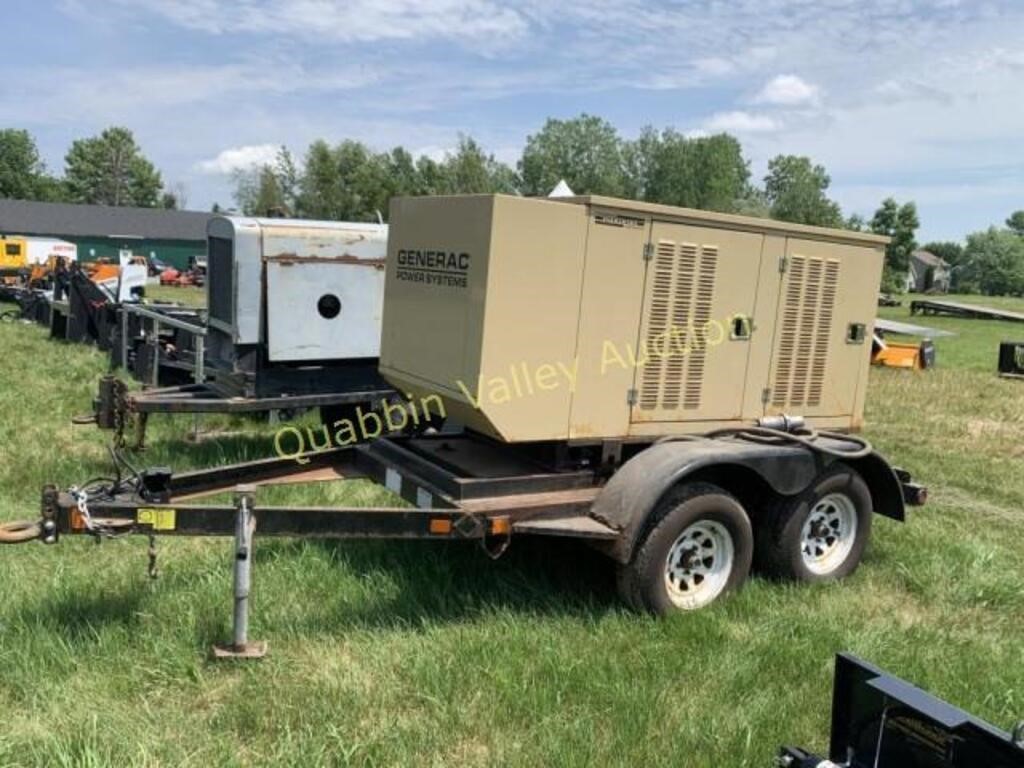 GENERAC 2000 SERIES GENERATOR ON TRAILER