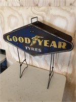 Good Year tyre  sign approx 65 x 65 cm
