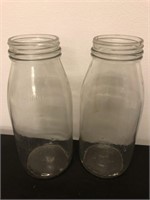 2 x genuine quart oil bottles