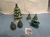 6 PIECES LEFTON HOLLY & BERRY