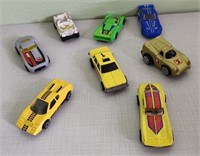 (8) Diecast & Plastic Cars/Miniatures - mostly