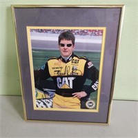 Ward Burton Signed Merchandise Picture, Matted