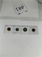(3) US COINS (1) 1907 INDIAN HEAD PENNY