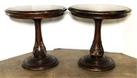 Pair of Hooker Furniture Round Side Tables