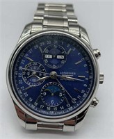 Longines automatic chronograph moon face 40mm