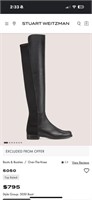 R1345  Vivianly Womenâ€™s Black Boots, 7.5