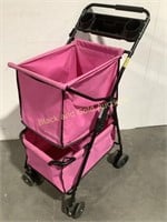Easy Go Cart Deluxe Folding Grocery & Laundry Cart