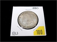 1880 Morgan dollar, BU