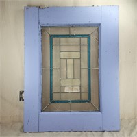 Antique stained glass window