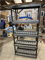 Plastic Shelving 36”x18”x64”