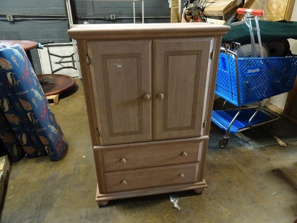 Matte Wood Wardrobe Dresser