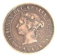 1886 Canada Large 1 Cent VF Part 2