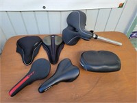 (6) Assorted Bicycle Seats