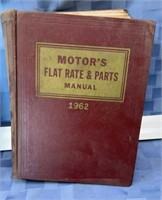 1962 Motors flat rate and parts manual