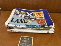 Assorted Souvenir Linen Tea Towels