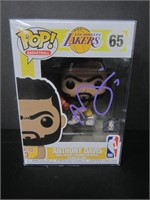 Anthony Davis signed Funko Pop COA