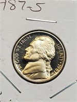 1987-S Proof Jefferson Nickel