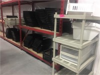 Lot of Asstd Plastic Organizers, Shelves etc