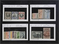 Greece Stamps Used on dealer cards CV $275+