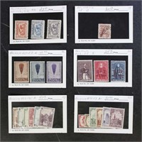 Worldwide Stamps on dealer cards CV $1200+