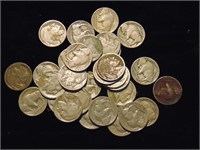 (33) Buffalo Nickels