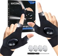 LED Flashlight Gloves Gifts for Adults Cool