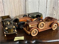 Heritage and Other Wooden Collectible Cars