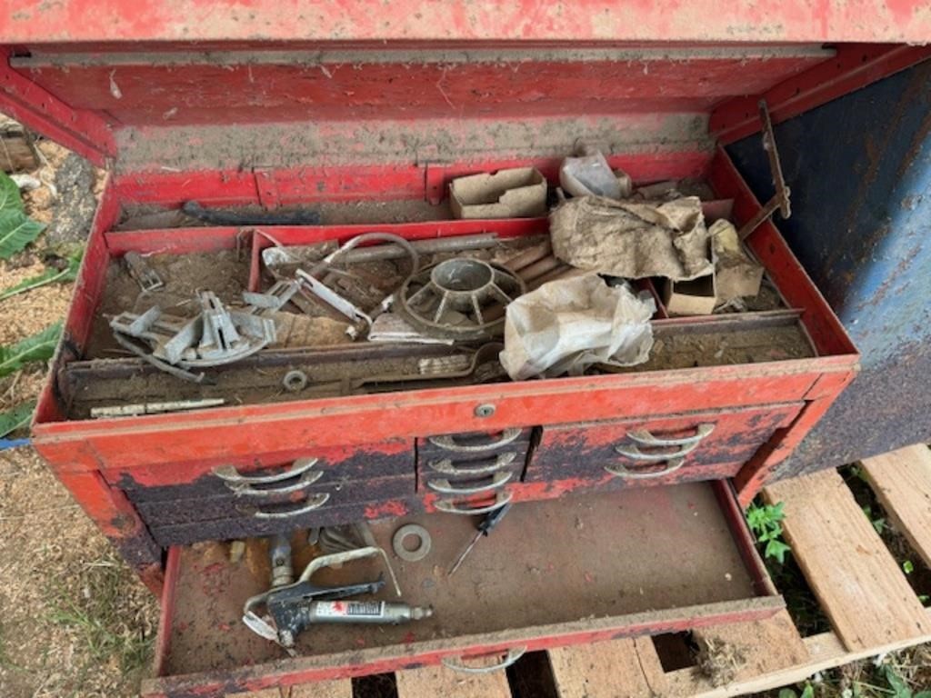 3 Tool Boxes with misc tools & parts