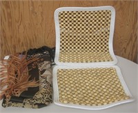 Bead Seat Cover & Table Cloth / Scarf