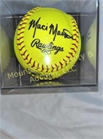Autographed VT Softball - #26 - Maci Masters