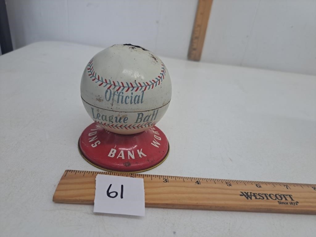 Vintage Ohio Arts Baseball Bank