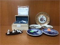 Mini international plate souvenir, porcelain