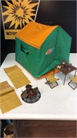 “Big Jim” camping set- cones with tent, 2