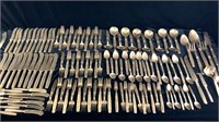 125 Pieces of Thai Brass Flatware