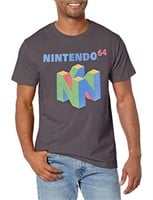 Nintendo Men's N64 Logo T-Shirt, X-Large,