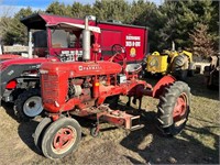 Farmall B Tractor with Belly Mower