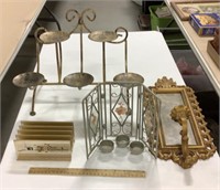 Candle holders & mail organizer