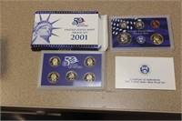 2001 US Mint Proof Set