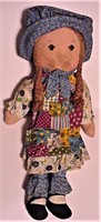 Orig Holly Hobbie Knickerbocker Rag Doll NOS