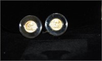 2x$  $5 gold American Eagle coins - 1/10z  2014