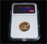 1989 $5 Congressional gold coin MS-69